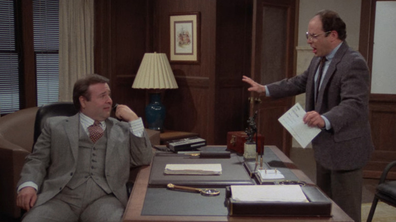 George telling off his boss in an episode of Seinfeld